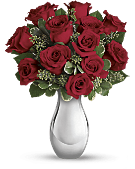 Teleflora's True Romance Bouquet with Red Roses